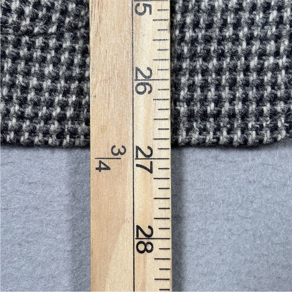 Harris Tweed Women's Plaid Houndstooth Jacket Blazer 7/8 Limited Edition Paris - Picture 3 of 14